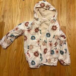 girls Size 10 Plush Windbreaker